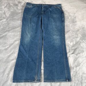 Vintage Wrangler Straight Fit Jeans Mens 42 (Fits 38x29) Made In USA 90s
